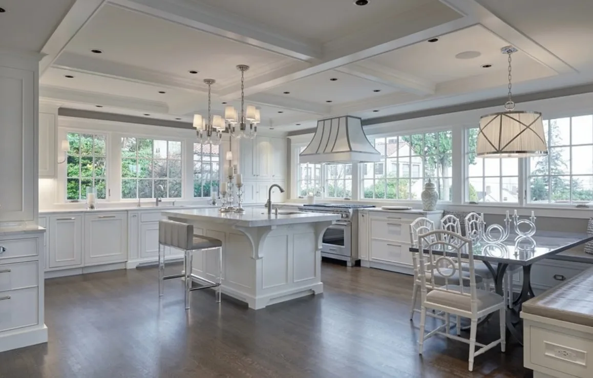 Custom residential kitchen lighting installation