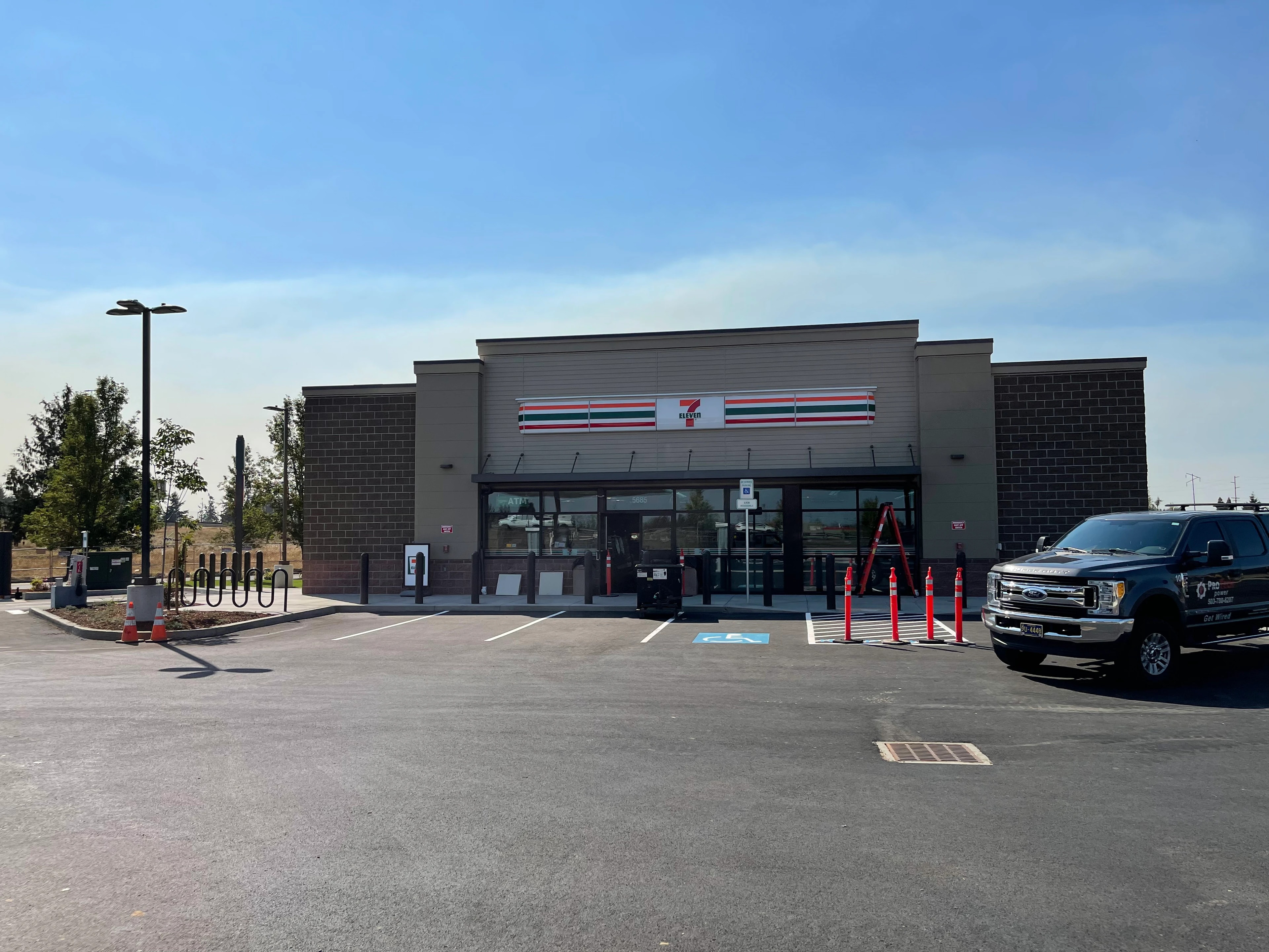 Completed 7-Eleven commercial electrical project
